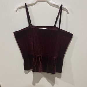 No Boundaries Deep Burgundy Camisole